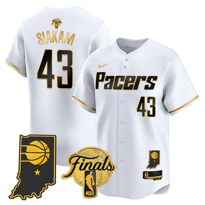 Indiana Pacers 2025 Finals Vapor Baseball Jersey N3 - All Stitched