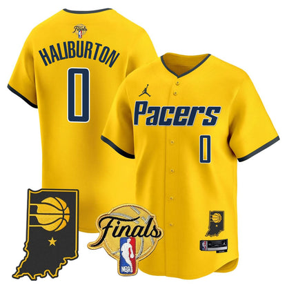 Indiana Pacers 2025 Finals Vapor Baseball Jersey N3 - All Stitched