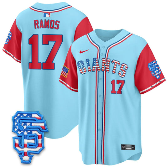 San Francisco Giants 2025 Fourth of July Jersey - All Stitched