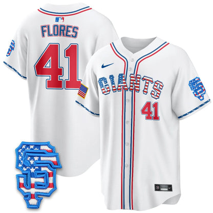 San Francisco Giants 2025 Fourth of July Jersey - All Stitched