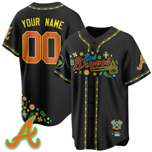 Atlanta Braves 2025 "Los Bravos" Custom Jersey - All Stitched