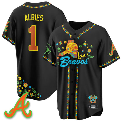 Atlanta Braves 2025 "Los Bravos" Jersey V2 - All Stitched