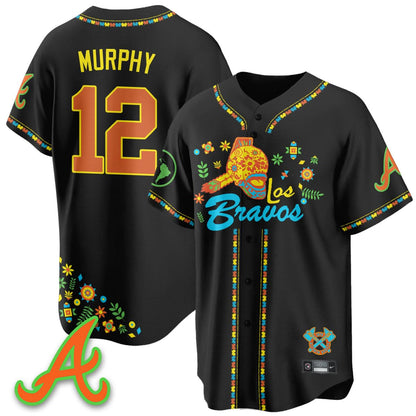 Atlanta Braves 2025 "Los Bravos" Jersey V2 - All Stitched