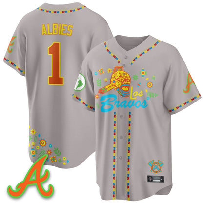Atlanta Braves 2025 "Los Bravos" Jersey V2 - All Stitched