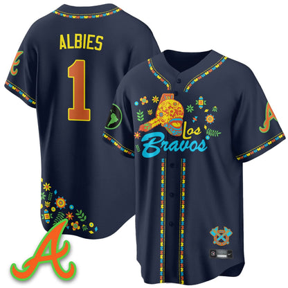 Atlanta Braves 2025 "Los Bravos" Jersey V2 - All Stitched