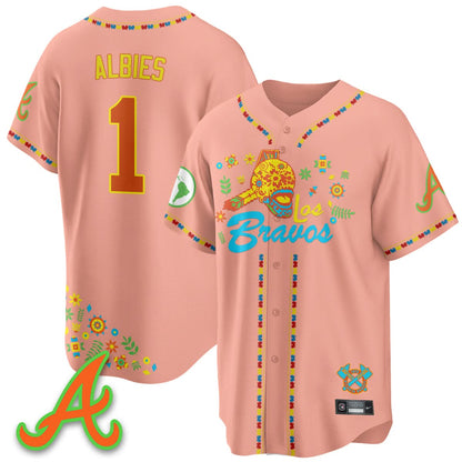 Atlanta Braves 2025 "Los Bravos" Jersey V2 - All Stitched