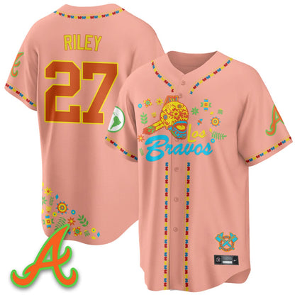 Atlanta Braves 2025 "Los Bravos" Jersey V2 - All Stitched