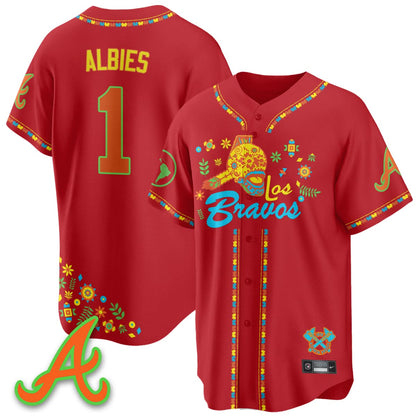Atlanta Braves 2025 "Los Bravos" Jersey V2 - All Stitched