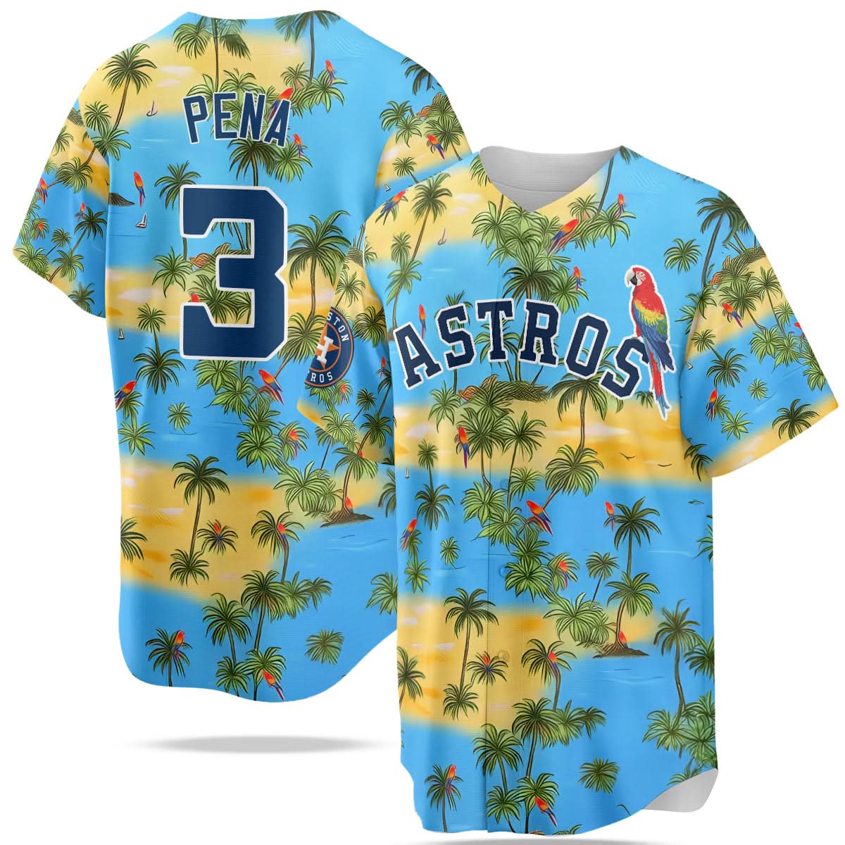 Houston Astros Summer 2025 Jersey - Stitched
