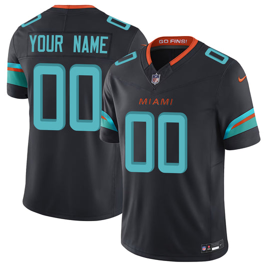Miami Dolphins Vapor F.U.S.E. Limited Rivalry Series Custom Jersey - All Stitched