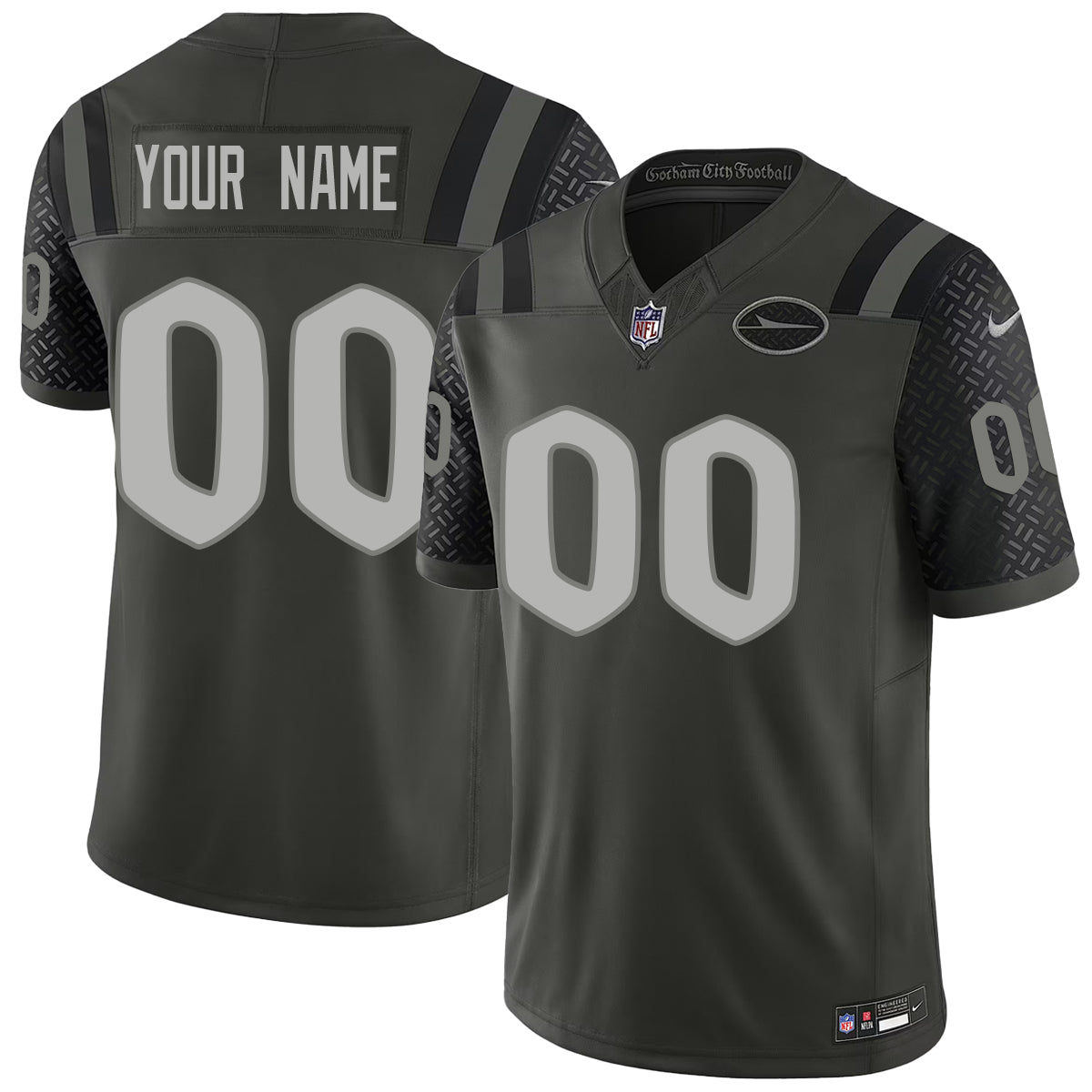 New York Jets F.U.S.E. Limited Rivalry Series Custom Jersey - All Stitched