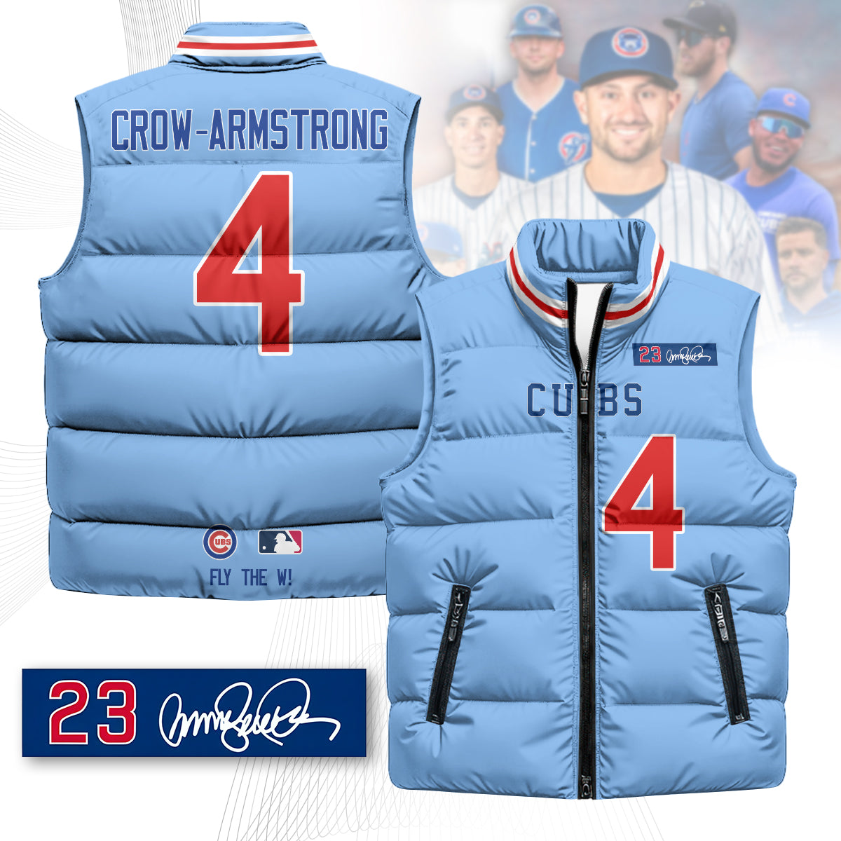 Chicago Cubs Unisex Puffer Vest
