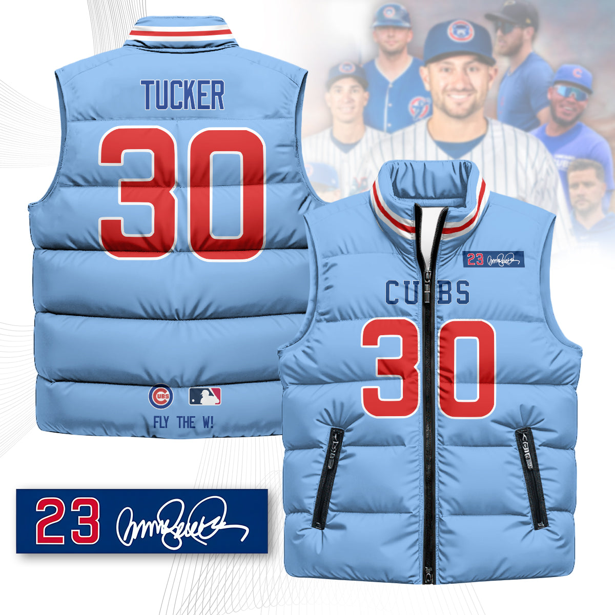 Chicago Cubs Unisex Puffer Vest