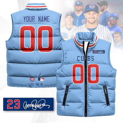 Personalized Chicago Cubs Unisex Puffer Vest
