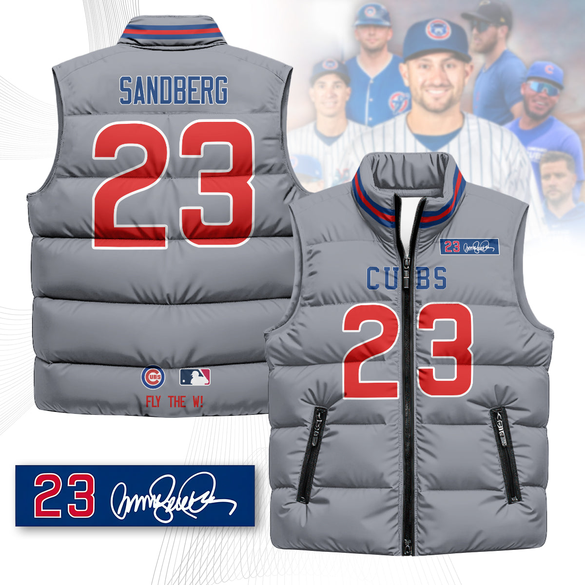 Chicago Cubs Unisex Puffer Vest
