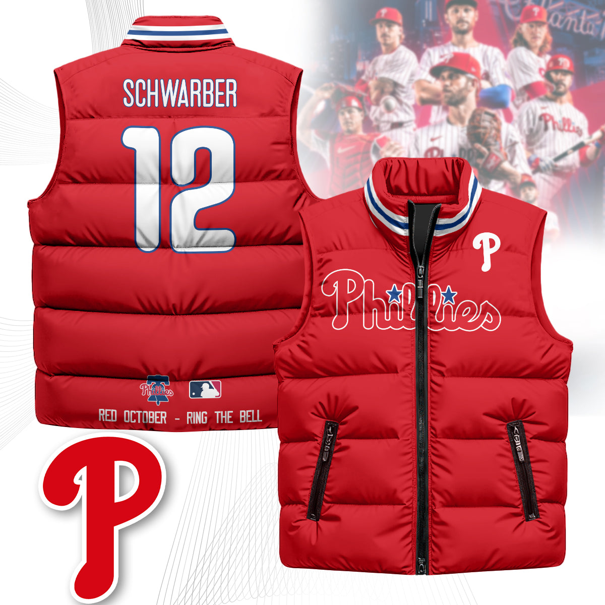 Philadelphia Phillies Unisex Puffer Vest