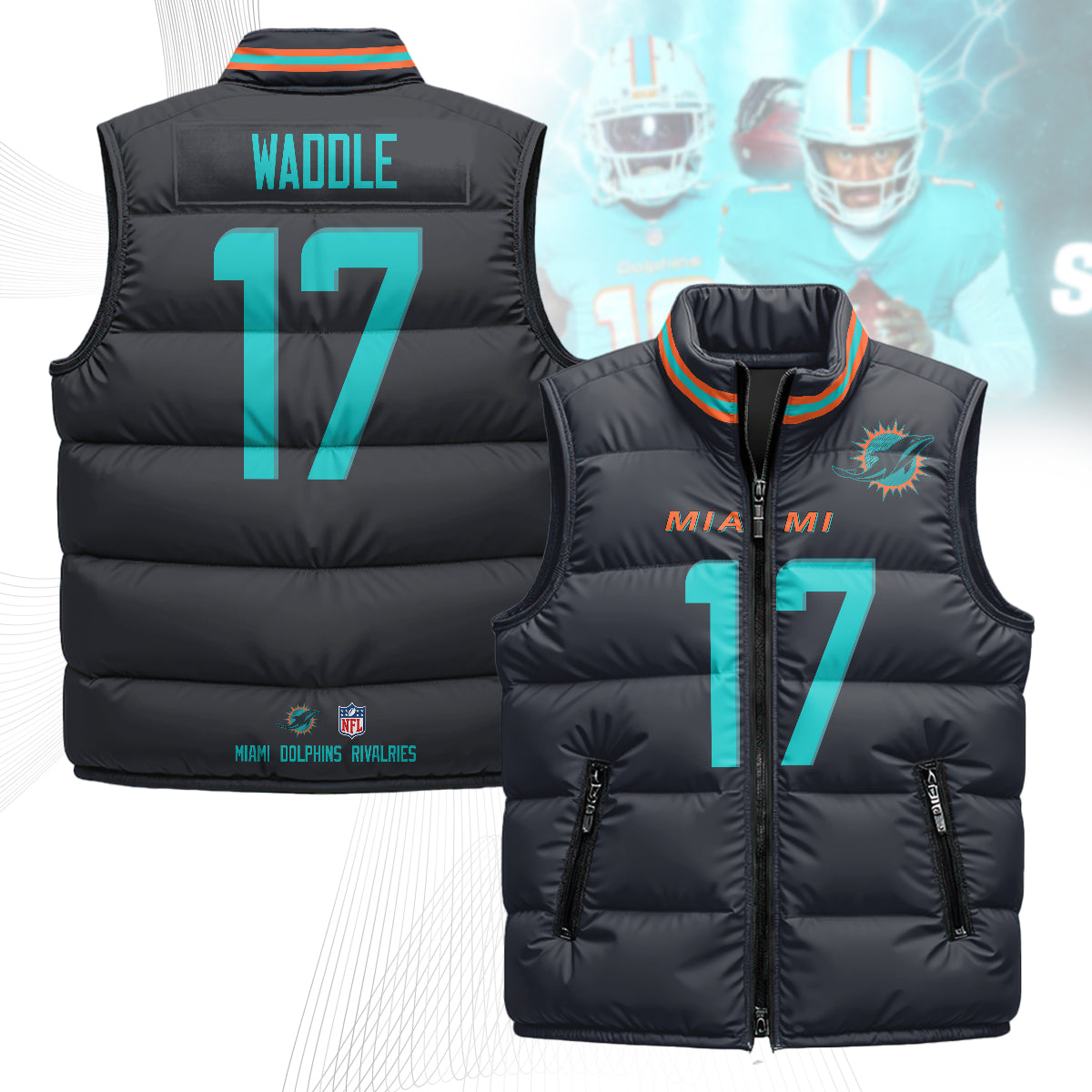 Miami Dolphins Rivalry Series Puffer Vest