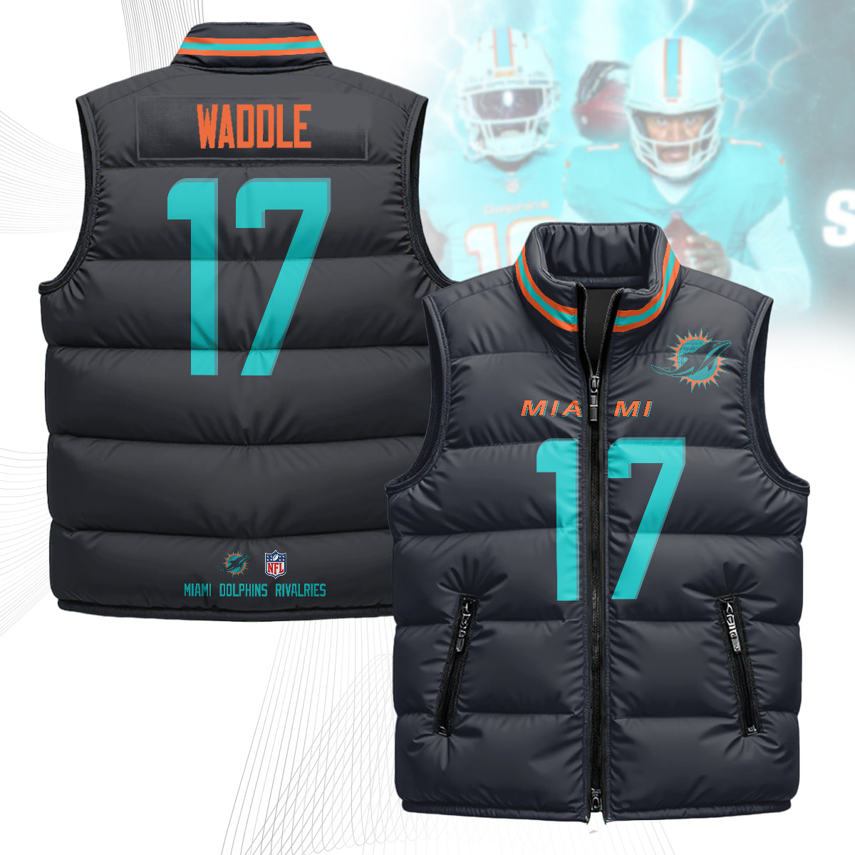 Miami Dolphins Rivalry Series Puffer Vest