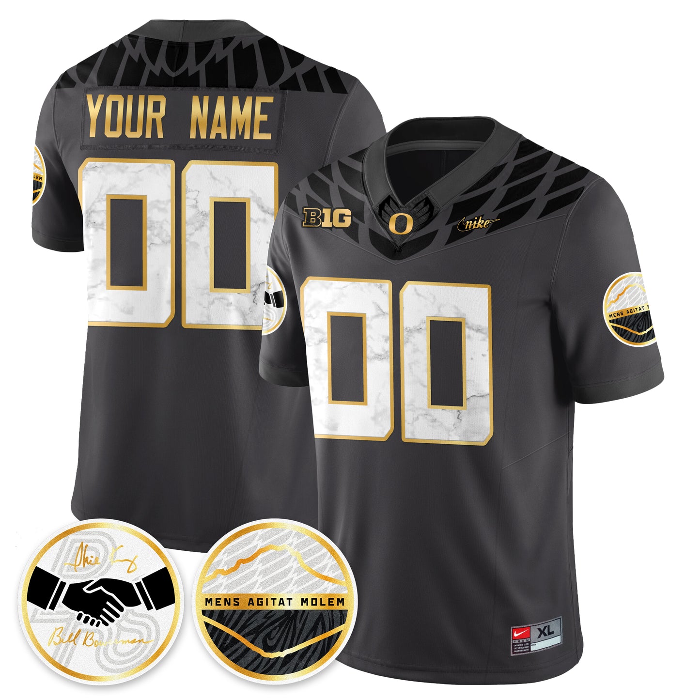Oregon Ducks 2025 "Shoe Duck" Custom Jersey - All Stitched