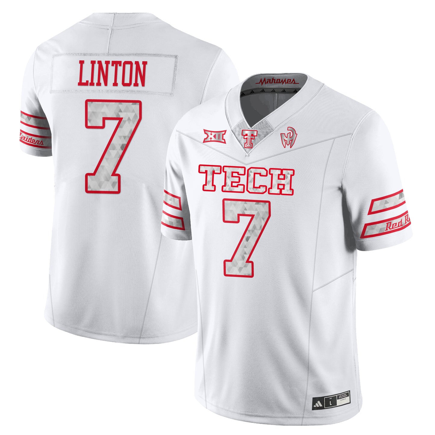 Texas Tech Football “GalvanICED” Jersey - All Stitched