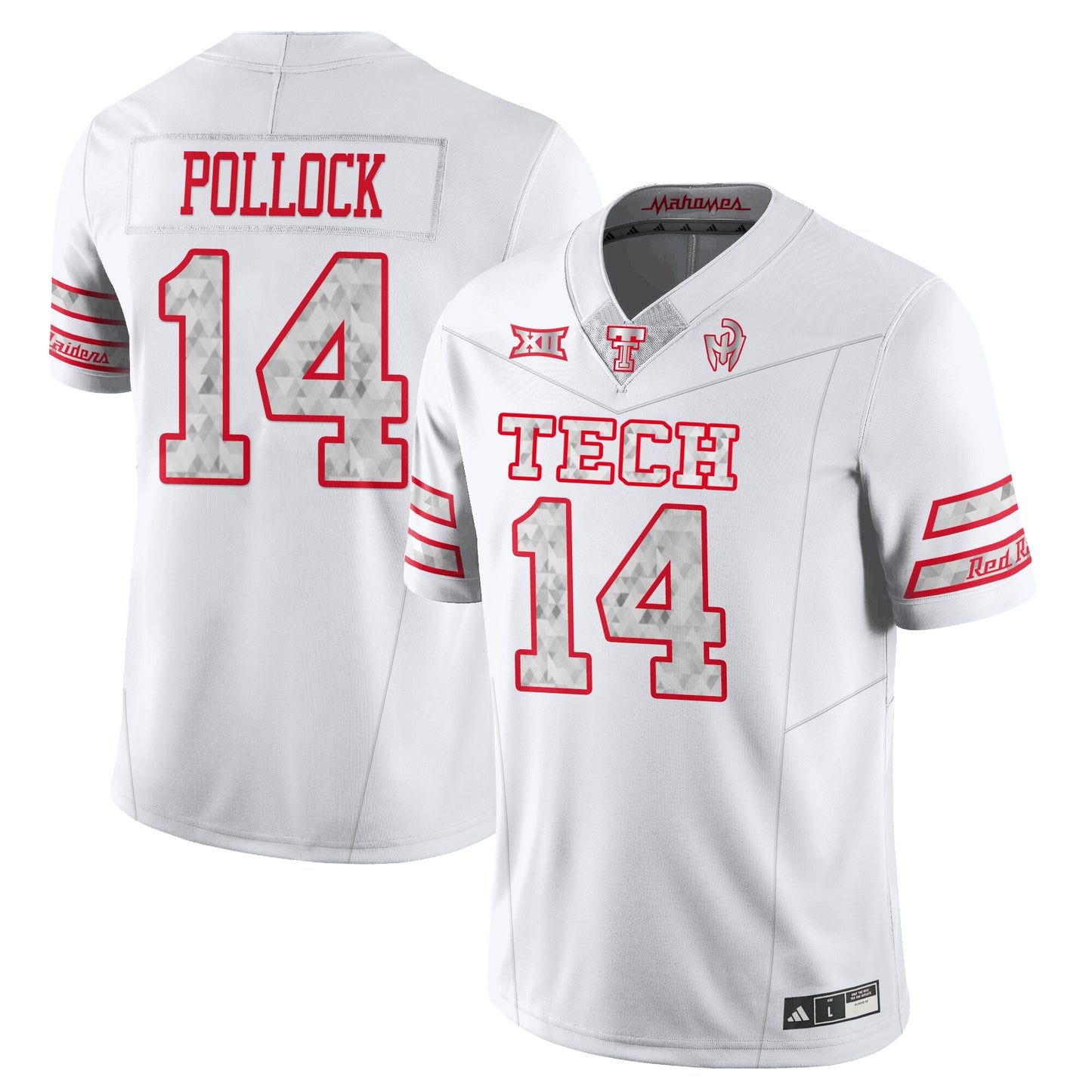 Texas Tech Football “GalvanICED” Jersey - All Stitched