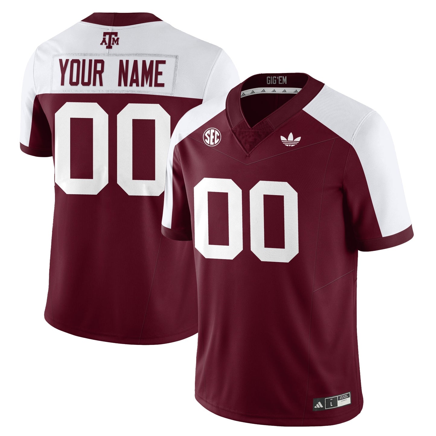 Texas A&M Aggies Football 1975 Throwback Jersey - All Stitched