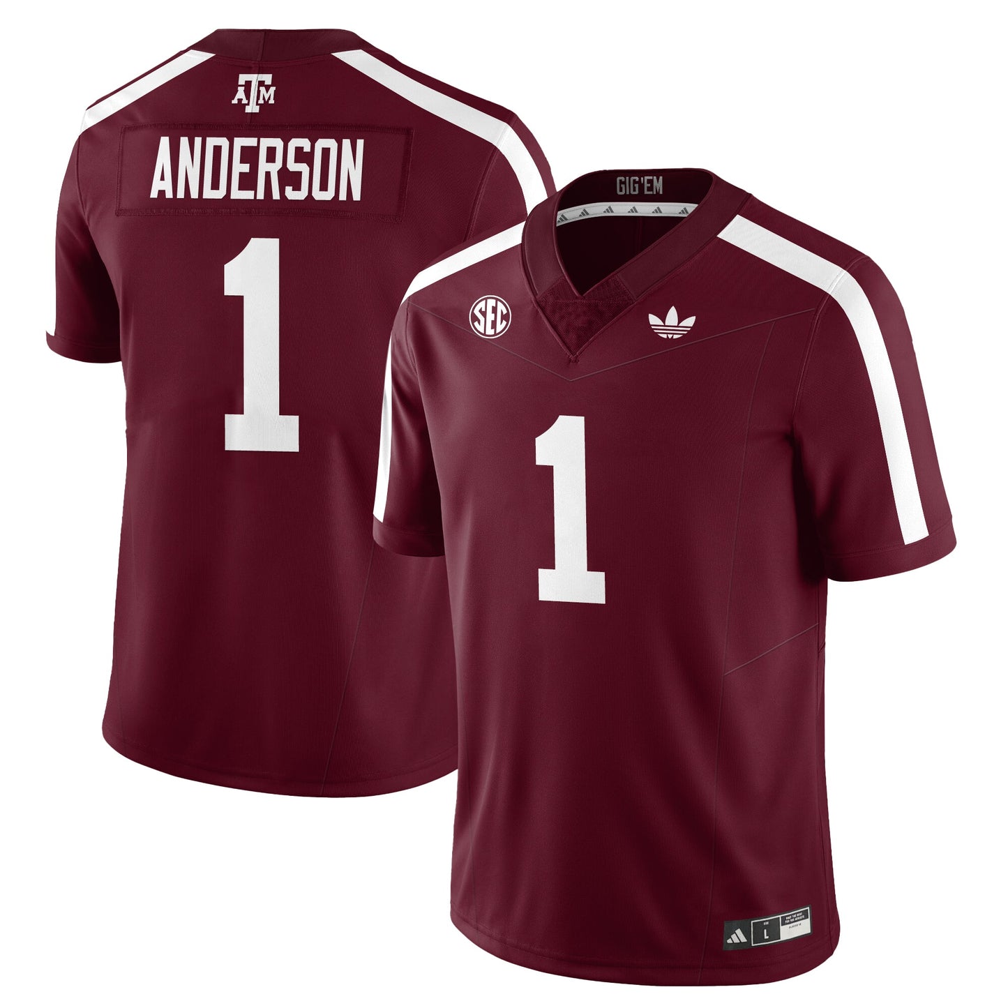Texas A&M Aggies Football 1975 Throwback Jersey - All Stitched