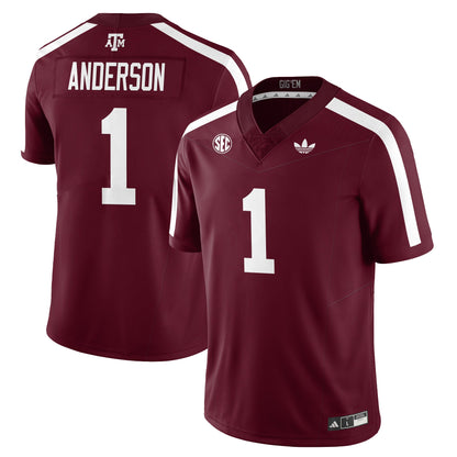 Texas A&M Aggies Football 1975 Throwback Jersey - All Stitched
