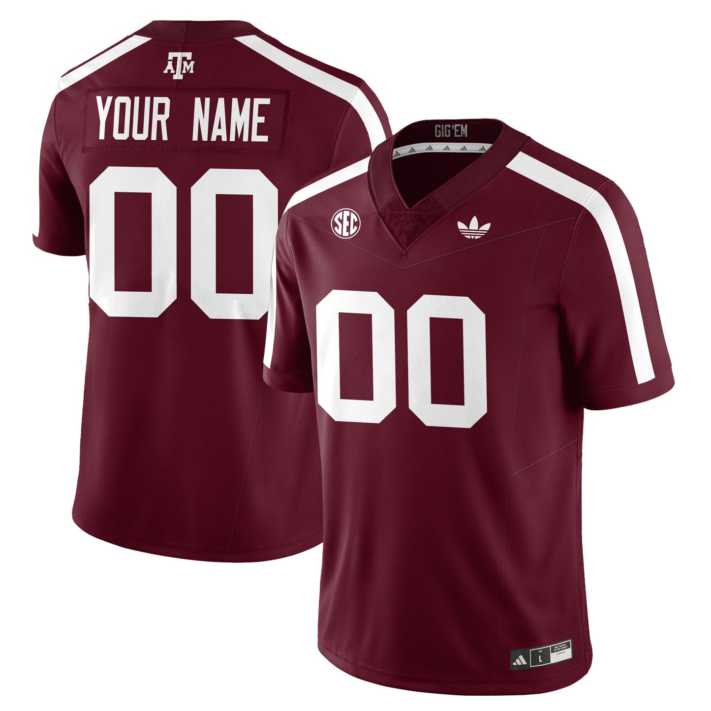 Texas A&M Aggies Football 1975 Throwback Custom Jersey - All Stitched