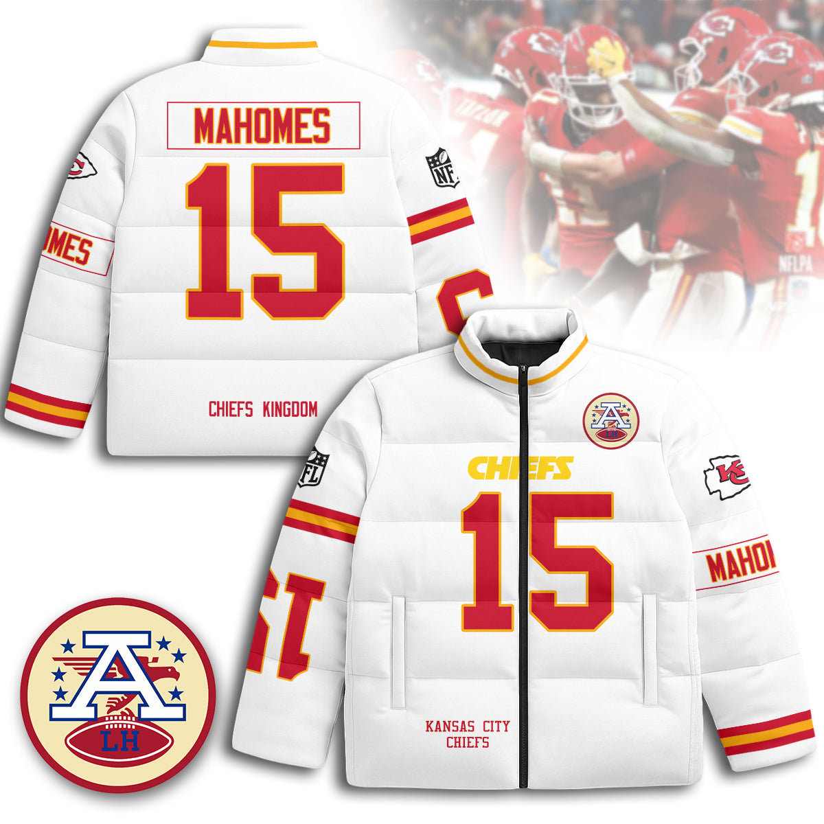 Kansas City Chiefs Unisex Puffer Jacket