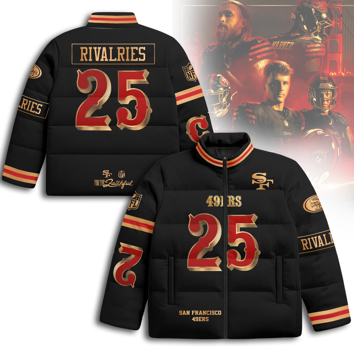 San Francisco 49ers  Rivalry Series Puffer Jacket