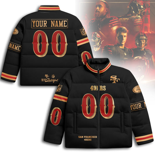 Personalized San Francisco 49ers  Rivalry Series Puffer Jacket