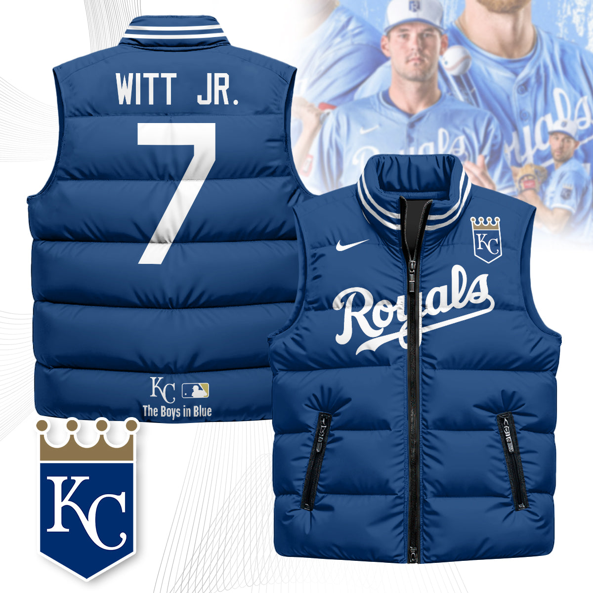 Kansas City Royals Unisex Puffer Vest