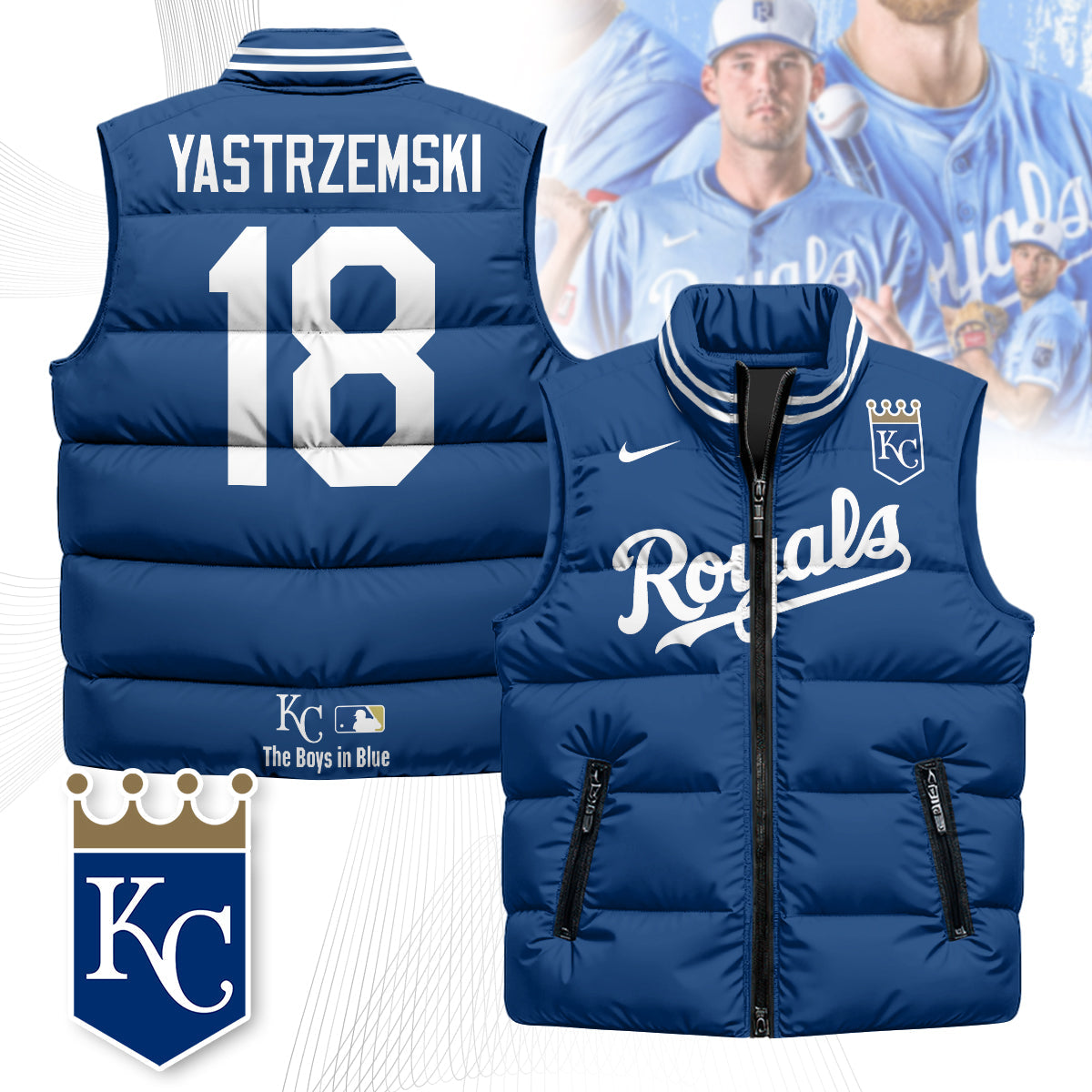 Kansas City Royals Unisex Puffer Vest