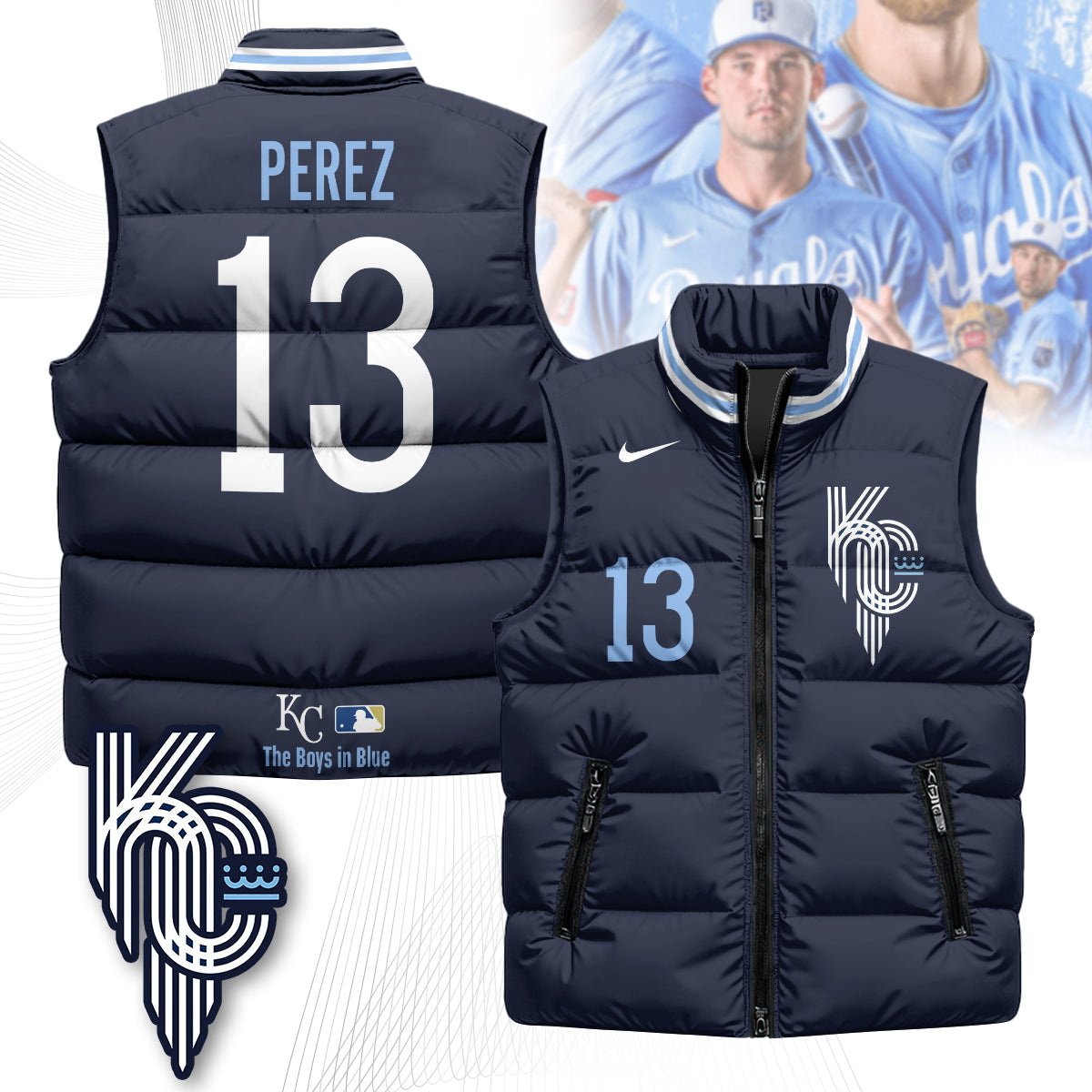 Kansas City Royals Unisex Puffer Vest