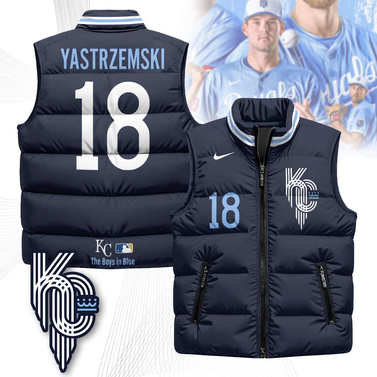 Kansas City Royals Unisex Puffer Vest