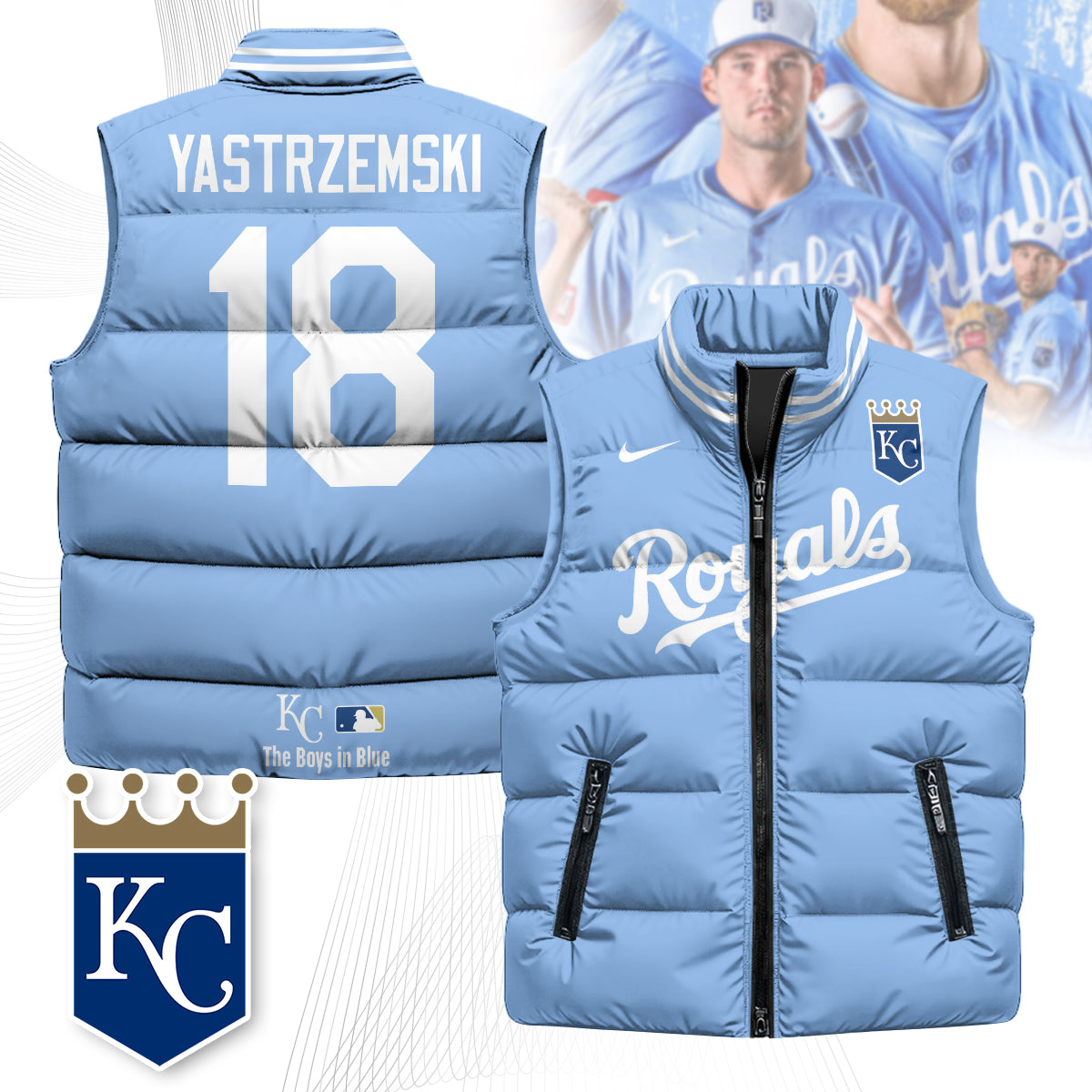 Kansas City Royals Unisex Puffer Vest