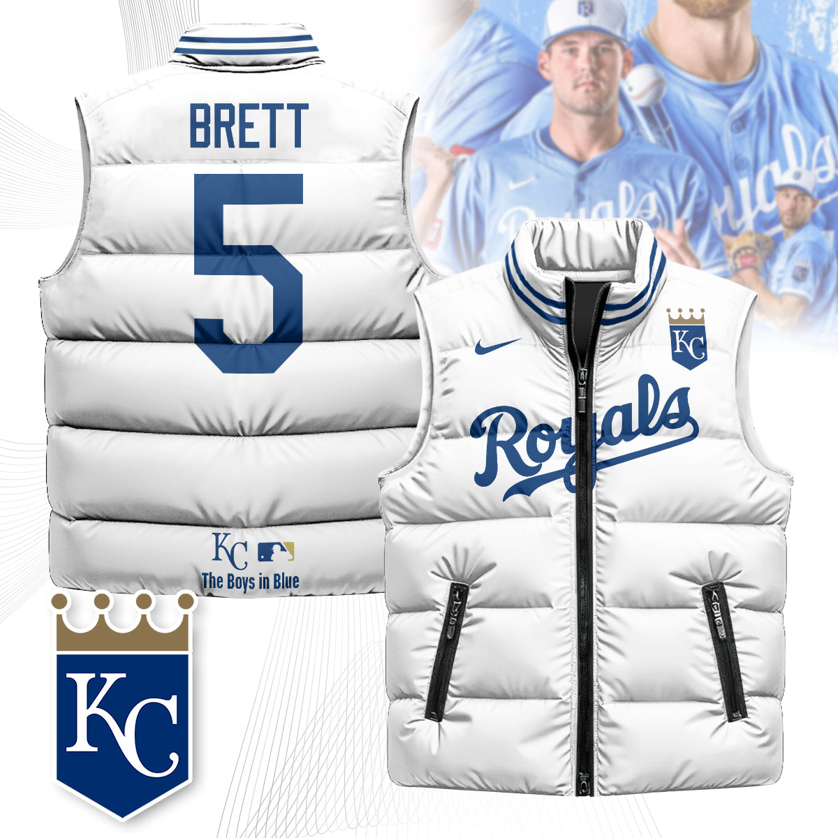 Kansas City Royals Unisex Puffer Vest