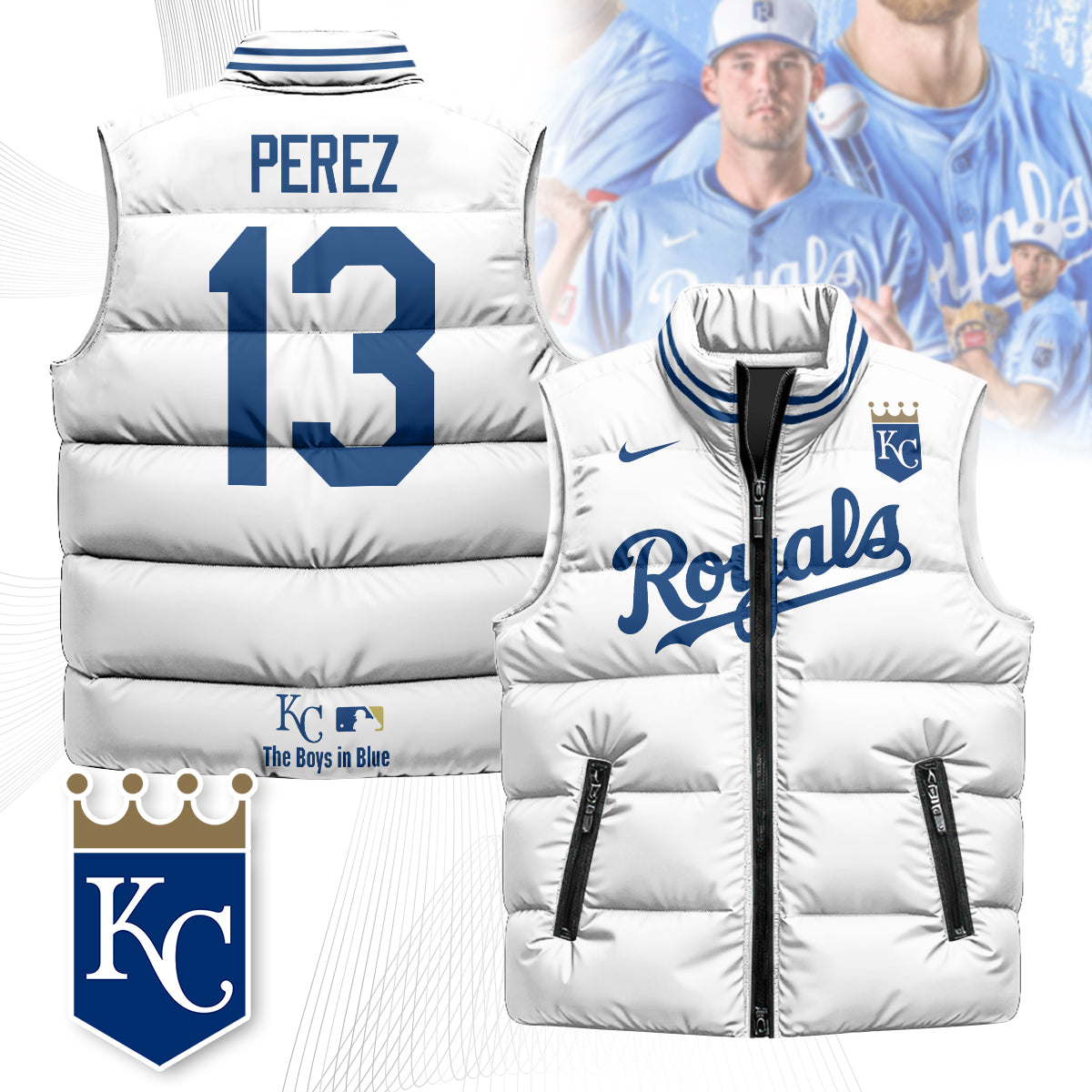 Kansas City Royals Unisex Puffer Vest