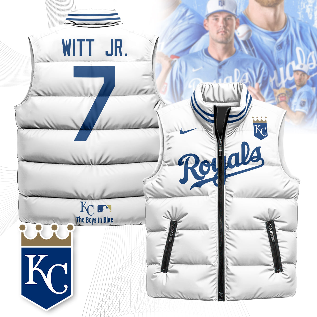 Kansas City Royals Unisex Puffer Vest