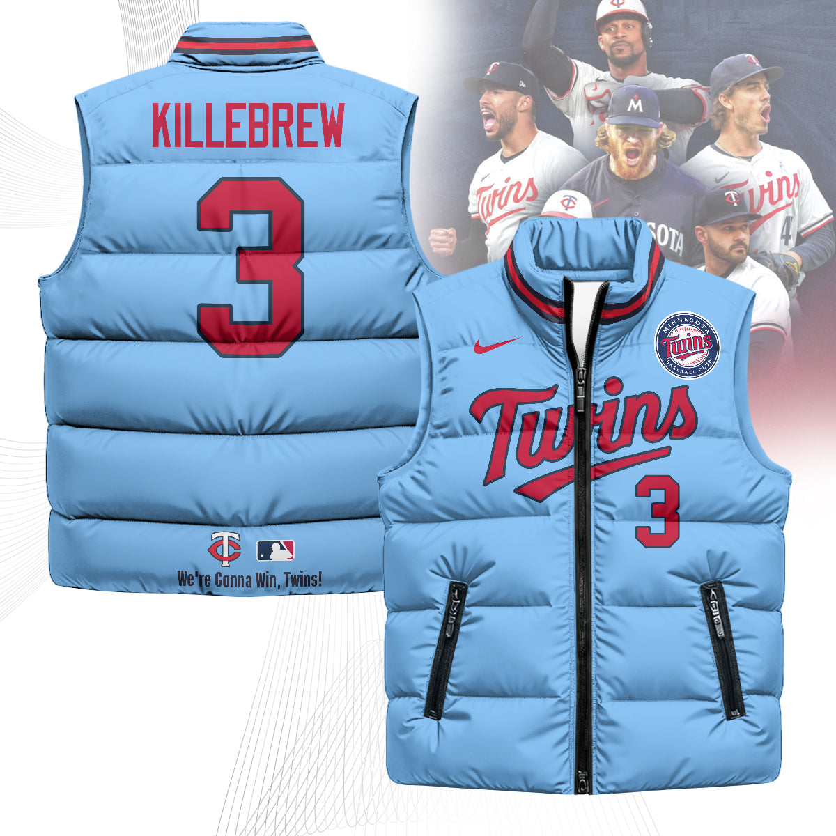 Minnesota Twins Unisex Puffer Vest