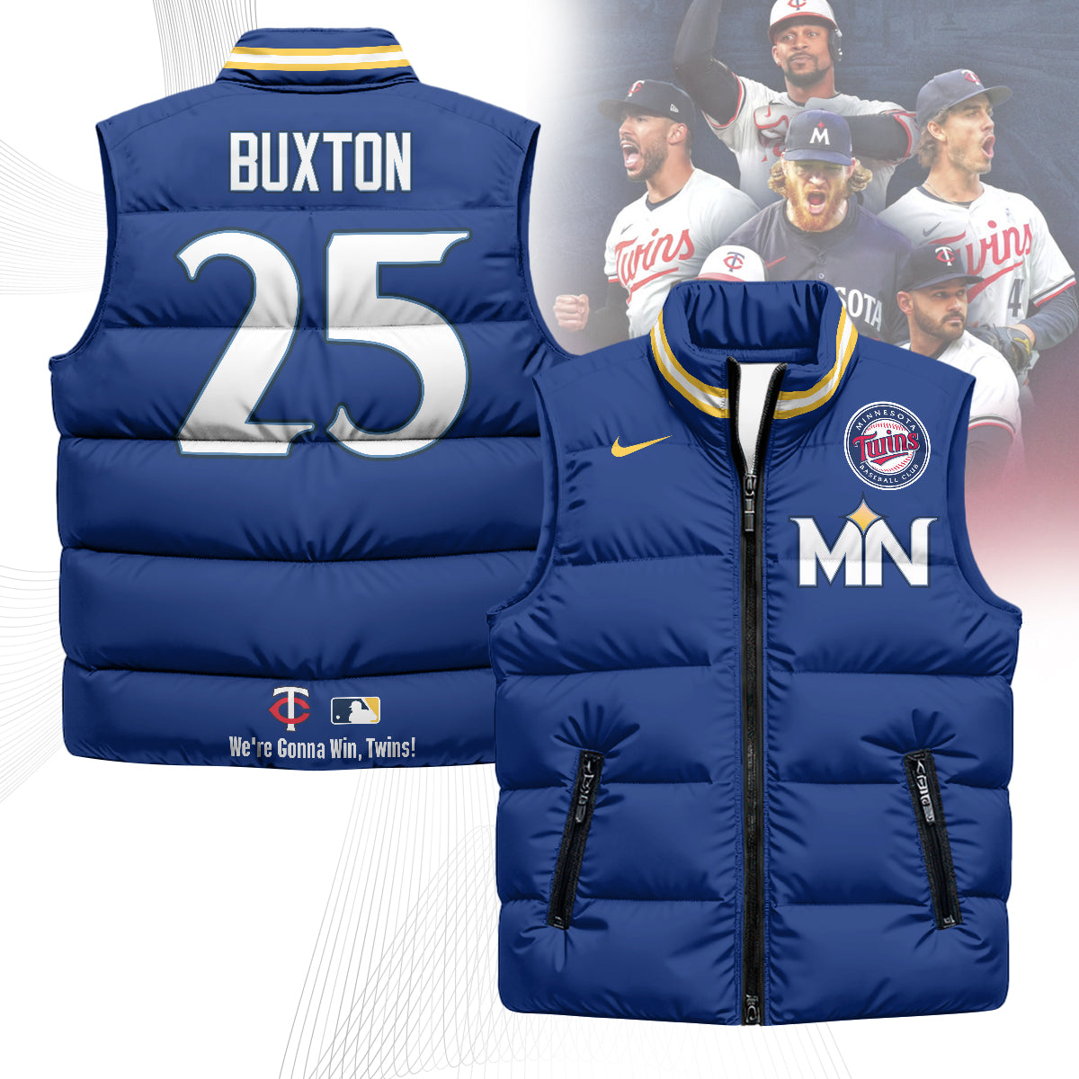 Minnesota Twins Unisex Puffer Vest