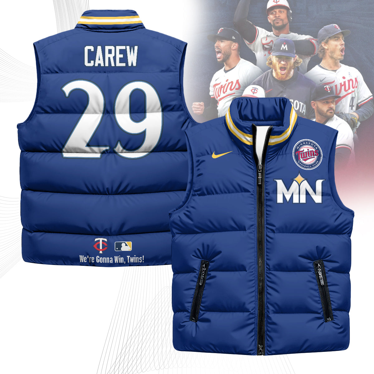 Minnesota Twins Unisex Puffer Vest