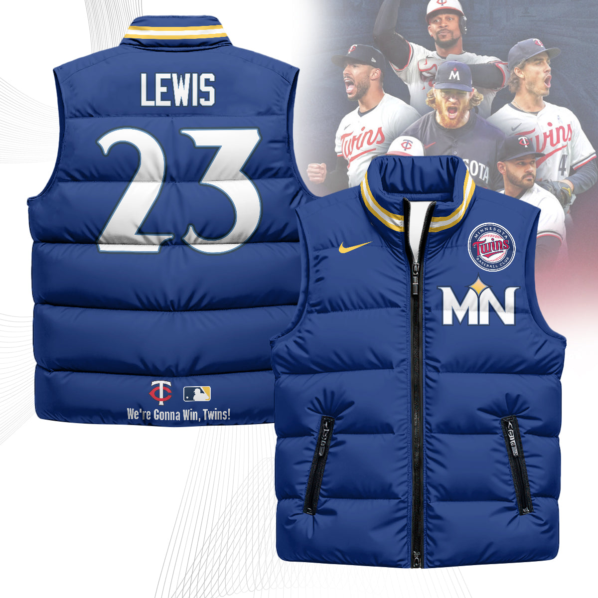 Minnesota Twins Unisex Puffer Vest