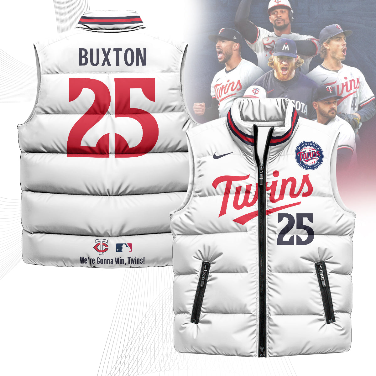 Minnesota Twins Unisex Puffer Vest