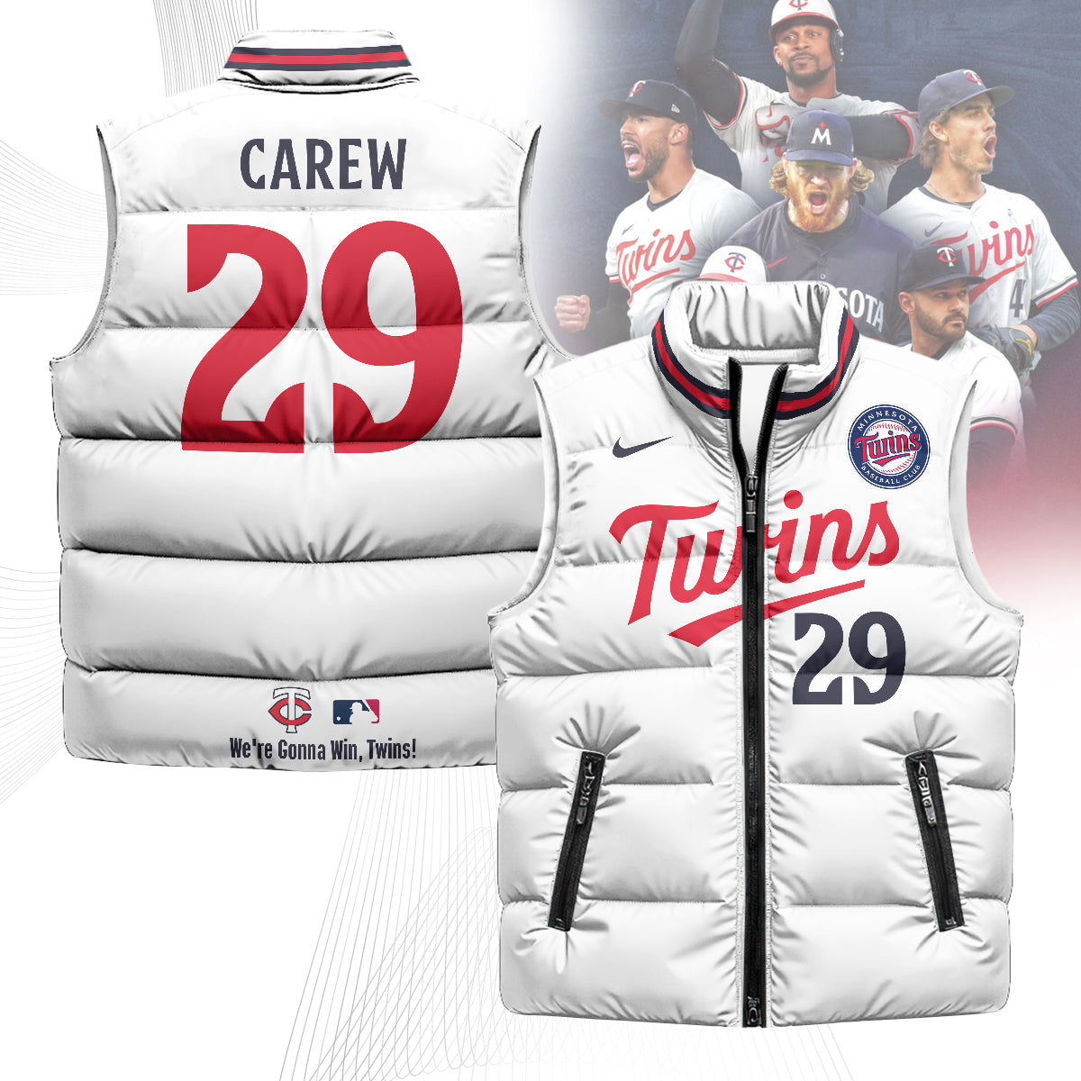 Minnesota Twins Unisex Puffer Vest