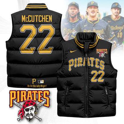 Pittsburgh Pirates Unisex Puffer Vest