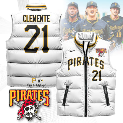 Pittsburgh Pirates Unisex Puffer Vest