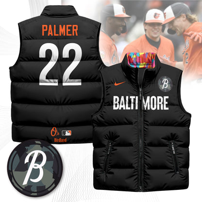 Baltimore Orioles Unisex Puffer Vest