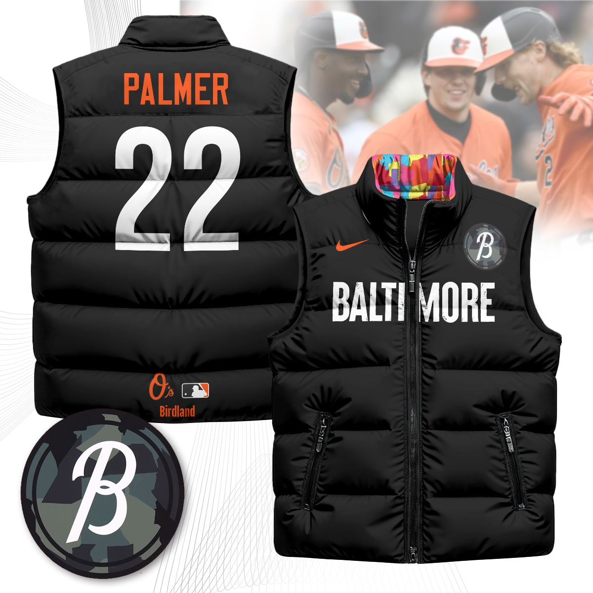 Baltimore Orioles Unisex Puffer Vest